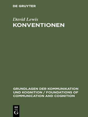 cover image of Konventionen